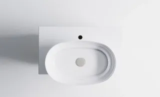 Тумба с раковиной Astra-Form М-40 Slim 4631177714573 80 см белый матовый